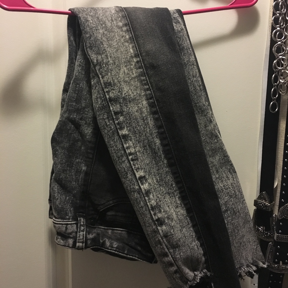 distressed jeans